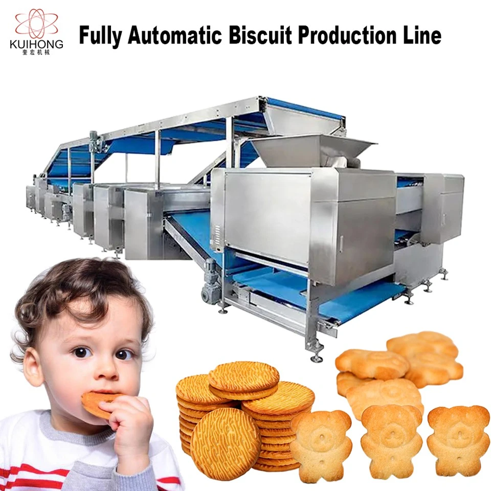 Llinell Cynhyrchu Bisgedi Caled Awtomatig
